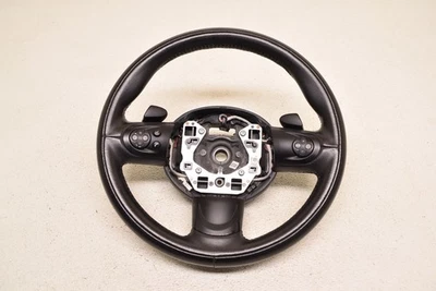 Volante automático Mini Cooper de cuero negro R56 R55 R57 R60 OEM 2011-2015 Foto 1 de 4
