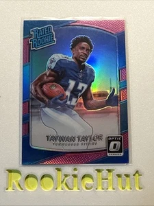 Donruss Optic Pink Prizm Taywan Taylor RC Rookie #165 2017 - Imagen 1 de 2