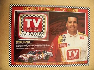 Official Racing Team Patch Kevin Lepage TV Guide W&W Willabee Ward - Picture 1 of 2