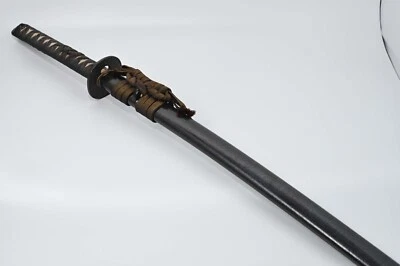 Koshirae only Japanese sword scabbard swirl Makie design - Image 1 of 4