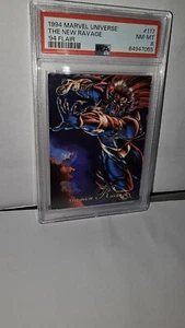 1994 Flair Marvel Universe The New Ravage #117 PSA 8 - Picture 1 of 7