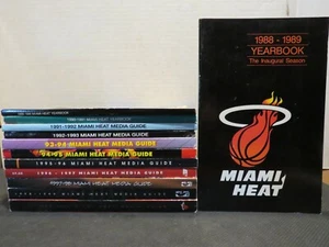LOT OF 12 MIAMI HEAT NBA MEDIA GUIDES 1999 (EXCELLENT/NEAR MINT) - Picture 1 of 3