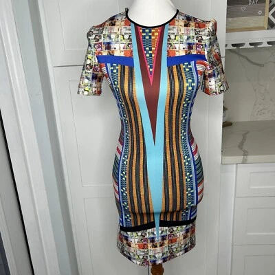 Vestido Clover Canyon Currency Bills Estampado Floral Neopreno Bodycon Dinero Talla Pequeña Foto 1 de 4