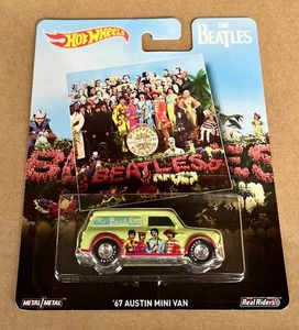 🏁 Hot Wheels Pop Culture The Beatles ‘67 Austin Mini Van 1/64 🏁 - Picture 1 of 2