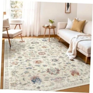 Machine Washable 5X7 Area Rug for Living Room 5x7ft 04-variegated Camel-new - Picture 1 of 7