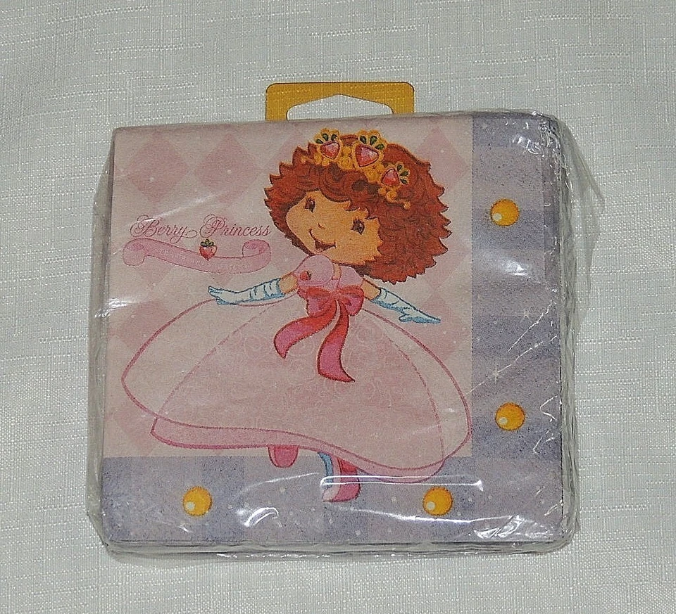 STRAWBERRY PRINCESS 16- - SERVILLETAS DE POSTRE - SUMINISTROS PARA FIESTAS Foto 1 de 1