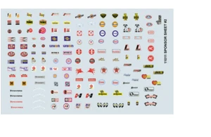 Gofer Racing 11011 1/24-1/25 Sponsor Sheet #2  Watersliding Decals - Picture 1 of 1