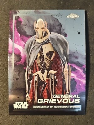 2024 Topps Chrome Star Wars General Grievous #135 Confederacy Of Independent Sys - Image 1 of 2