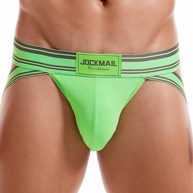 JOCKMAIL Para hombres Jockstrap Tanga Malla Bikini Calzoncillos Sexy Gay Ropa Interior Tanga Foto 1 de 1