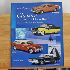The Danbury Mint Classics of the Open Road Die-cast Car Catalog Winter 2006