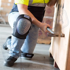 Par de rodilleras de gel de construcción para piernas de seguridad trabajo comodidad profesional - Imagen 1 de 9