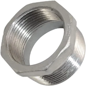 1-1/2" NPT Außengewinde auf 1-1/4" Innengewinde NPT Innengewinde Reduzier-/Reduzierbuchse Rohrverschraubung - Bild 1 von 12