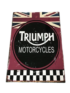 TT MOTORBIKE Print Metal Sign Man Cave Vintage Bar Car Bike Garage Shed Workshop - Picture 1 of 5