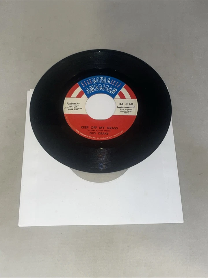Guy Drake ‎Welfare Cadilac Cadillac / Keep Off My Grass Royal American RA #1 NM- Foto 1 de 1