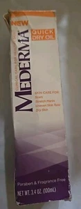 Mederma Quick Dry Oil Skin Care Scars Stretch Marks Fragrance Free 3.4oz - Picture 1 of 3