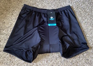 Neu mit Etikett Realtod Summit Damen XL gepolsterte schwarz/blaue Radshorts - Bild 1 von 7
