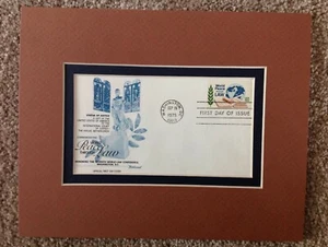 DOUBLE MATTED 1975 FIRST DAY COVER TO HONOR LAWYERS AND LAW PROFESSION - Picture 1 of 2