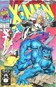 X-Men #1 (Marvel Comics Oktober 1991) Near Mint + eingetütet und mit Kartonunterlage  - Bild 1 von 1