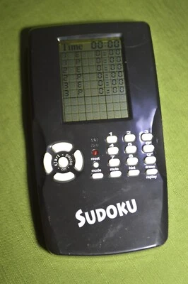 Juego portátil digital clásico Sudoku negro nuevo sin etiquetas Foto 1 de 2