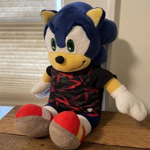 Build A Bear SONIC THE HEDGEHOG Plush with Shirt Retired SEGA 2016 - Picture 1 of 12
