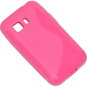 SSYL CUSTODIA SILICONE S-LINE TPU COVER BACK CASE SAMSUNG GALAXY YOUNG 2 ROSA - Imagen 1 de 4