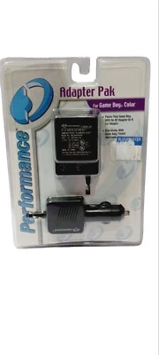 GAMEBOY AC POWER ADAPTER FOR GAMEBOY ORIGINAL POCKET OR COLOR + 12V CAR ADAPTER - Image 1 of 3