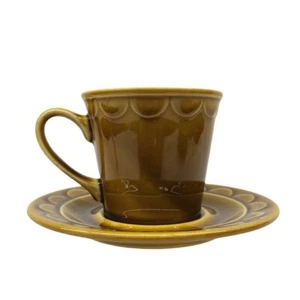 Homer Laughlin Castilian By Coventry Dinnerware Cup & Saucer made in USA - Picture 1 of 4