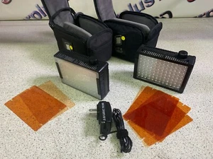 Lot of 2 LitePanels MicroPro 96LED On Camera LED Light - Picture 1 of 12