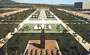 Luftaufnahme Air Garden US Air Force Academy Colorado 1961 Postkarte - Bild 1 von 2