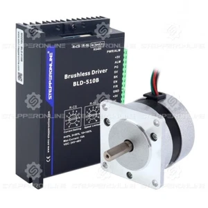STEPPERONLINE Nema 23 25W 36V 4400RPM 0.055Nm 1A BLDC Motor & Driver CNC Kit - Bild 1 von 5