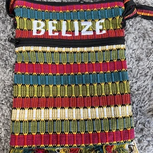 Authentische handgefertigte Umhängetasche aus Belize mehrfarbig - Bild 1 von 8