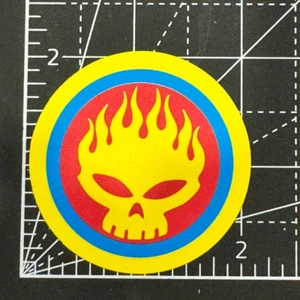 OFFSPRING Flaming Skull - American Punk Rock Band - Vinyl Decal Sticker Bomb - Picture 1 of 5