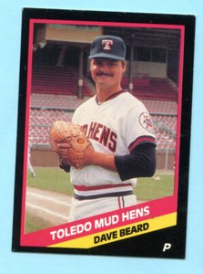 1988 CMC - Mud Hens Inter. League -  Toledo Mud Hens -Dave Beard- Box 198