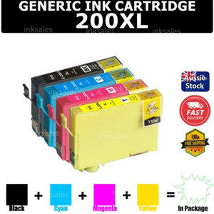 Generic 200XL 200 Ink Cartridge For Epson WF2520 WF2530 WF2540 XP200 XP300 XP400 - Picture 1 of 23