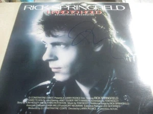 RICK SPRINGFIELD signed/autographed HARD TO HOLD SOUNDTRACK vinyl record album - Picture 1 of 8