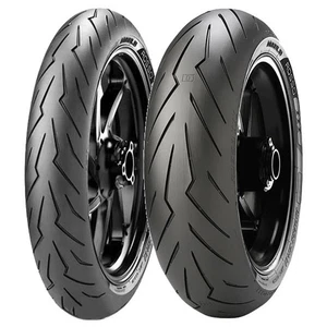 TYRE PAIR PIRELLI 120/70-17 ROSSO III 3 (K) + 180/55-17 ROSSO III 3 (M) - Picture 1 of 6