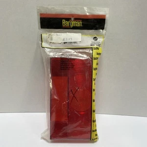 Bargman Red Tail Light Lens with Reflex #91 Series Part # 34-91-012 - Picture 1 of 8