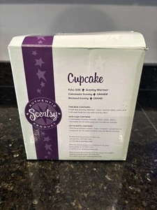 Scentsy Cupcake Wachswärmer Retired 3 Stück Rosa & Grün - Bild 1 von 4