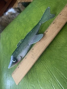 VINTAGE METAL Early K. SLETTEN SPEARING FISH DECOY WILLMAR, MN. 7” Long Pat Pend - Picture 1 of 10