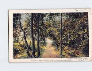 Postcard Lovers Lane Jamestown Exposition Grounds Norfolk Virginia USA - Picture 1 of 2