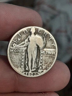 1926- S Standing Liberty Silver Quarter #2 - Image 1 of 4