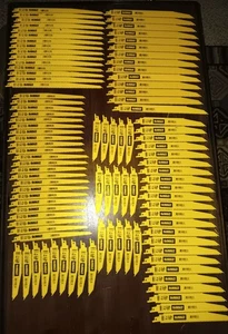 Lot of 99 New Various Dewalt Reciprocating Wood Blades - Picture 1 of 7