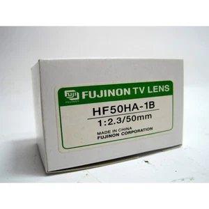 Fujinon TV Lens HF50HA-1B 50mm F2.3 Fixed Focal Lens NEW IN BOX - Picture 1 of 2