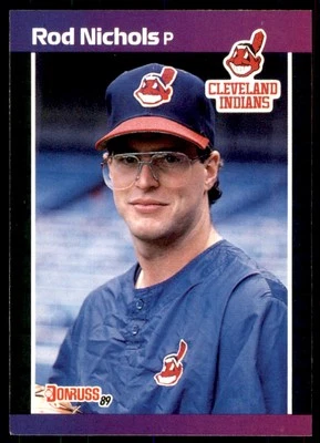 1989 Donruss Rod Nichols Cleveland Indians #649 - Image 1 of 2