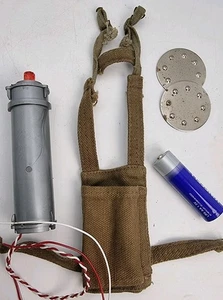 Action man vintage rilevatore mine e mine incompleto funzionante originale Palitoy - Foto 1 di 11