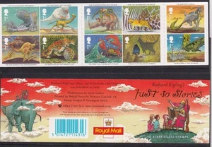 GB 2002 Rudyard Kipling Just So Stories Self-Adhesive Booklet - Picture 1 of 1