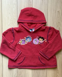 2006 Nick Jr Kids Dora The Explorer Embroidered Hoodie Size 6 - Picture 1 of 7