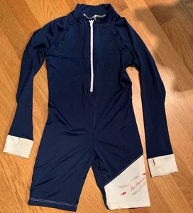 Traje de protección solar zona 8 manga larga protector contra erupciones cremallera completa agujeros para los pulgares elástico - Imagen 1 de 4