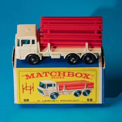 Matchbox Regular Wheels / MB 58 C1 DAF Girder Truck / 1968 MIB / All Girders - Image 1 of 4