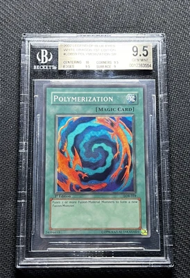 Yu-Gi-Oh! Polymerization LOB-059 Super Rare 1st Edition PSA/BGS 9.5 Gem Mint! - Image 1 of 4